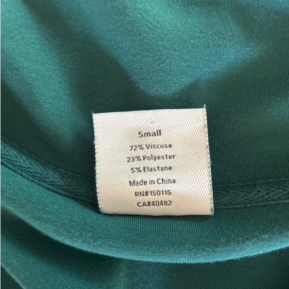 Varley Hawley Half-Zip Sweat Forest Green Double Soft-S - Picture 9 of 11